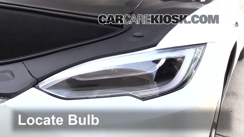 2017 Tesla S 90D Electric Luces Luz de giro delantera (reemplazar foco)